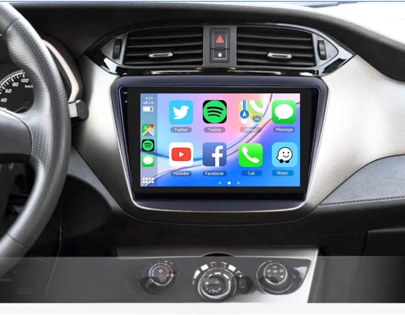 4k MRC Haima m3 android screen model 2016-2020 wireless carplay android auto reverse camera included ahd (6GB RAM 128 GB ROM) - Image 1