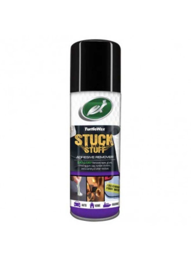 TurtleWax Stuck Stuff Adhesive Remover Spray for Auto, Home, and Marine Use – Effectively Removes Sticker Residue, Glue, Tree Sap, Tar, Chewing Gum, and Tape from Glass, Metal, and Painted Surfaces. - Image 2