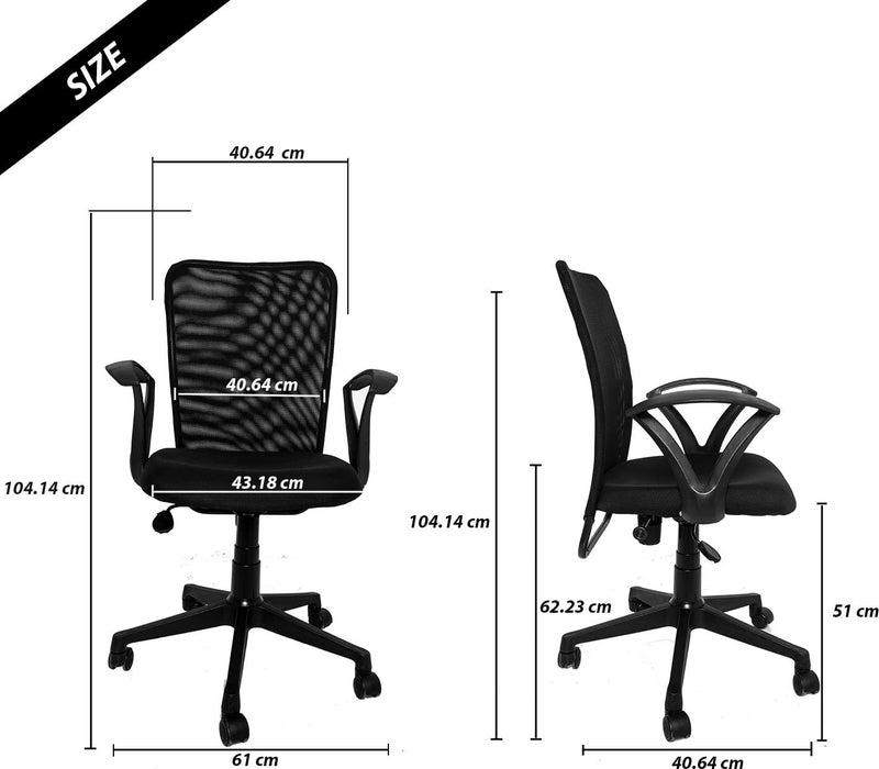 AUGASTRA A012 Mesh Office Executive Chair Black DIYDoItYourself - Image 2