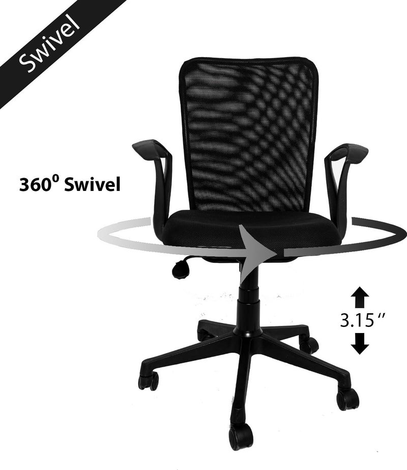 AUGASTRA A012 Mesh Office Executive Chair Black DIYDoItYourself - Image 5