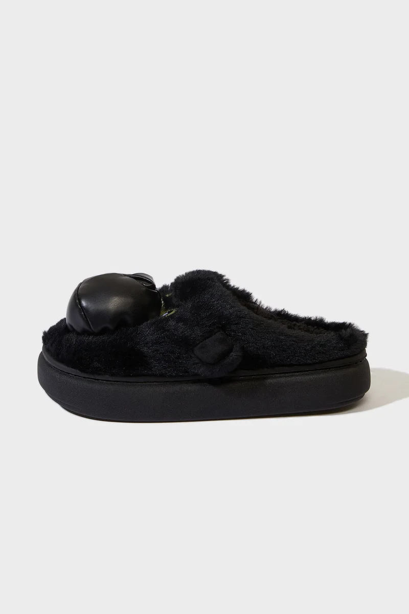 Defacto Man Flat Sole Home Slippers