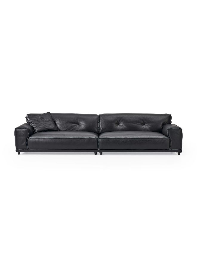 DIVINE FURNITURE LEATHER SOFA  - Image 2