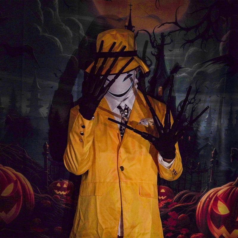 Heyseri Articulated Fingers Halloween Articulated Finger Extensions with Gloves 3D Claw Hands Scary Skeleton Hands for Cosplay Flexible Realistic Halloween Decoration Accessory Fits Most Finger SizesBlack - Image 3