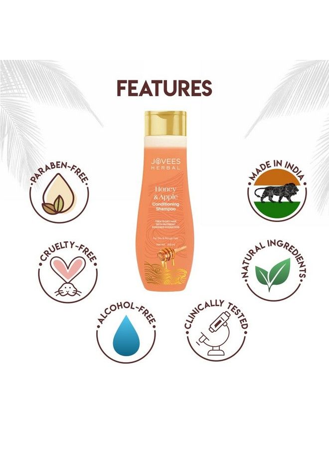 Jovees Honey & Apple Conditioning Shampoo 300 Ml - Image 4