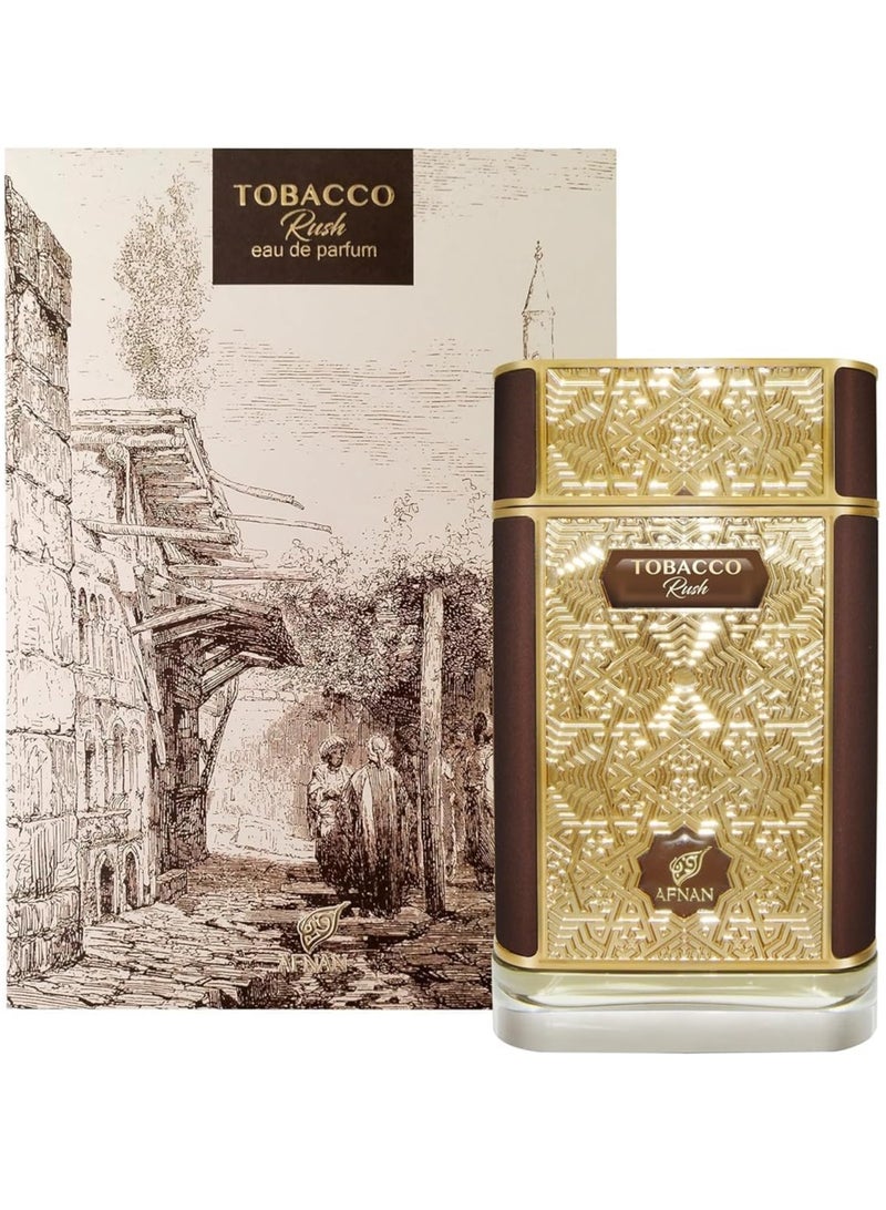 Afnan توباكو راش عطر للرجال، 80 مل - Image 3