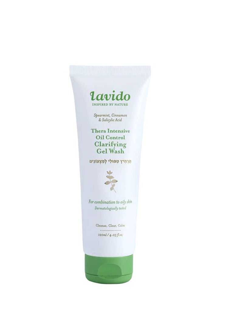 Lavido Lavido - Thera Intensive Oil Control Clarifying Gel Wash | Replenish, Nourish + Protect (4.05 oz | 120 ml)  - Image 1