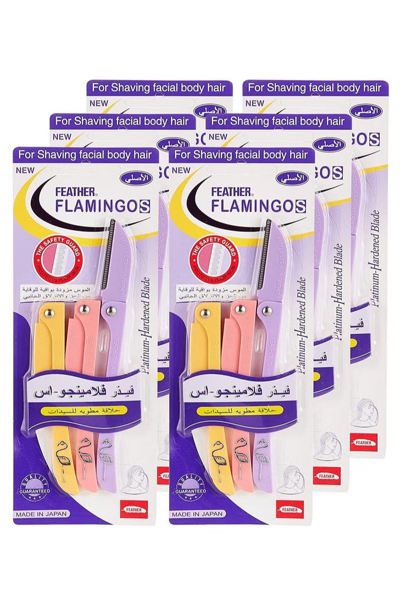 فيذر-فلامنجو شفرة حلاقة فيذر فلامينجو اس الاصلية عبوة من 6 قطع - Image 1