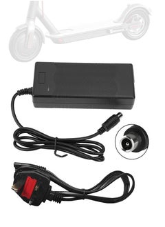 TLAXCA شاحن سكوتر كهربائي 42 فولت 2 أمبير لـ Xiaomi M365، Pro، Pro 2، Mi 3، 1s، Segway Ninebot Scooter G30 ES1 ES2 ES3 ES4 E22E E25E E45E، شاحن بطارية 36 فولت لـ Aovo، Bird، Lime، Spin، Skip  - Image 1