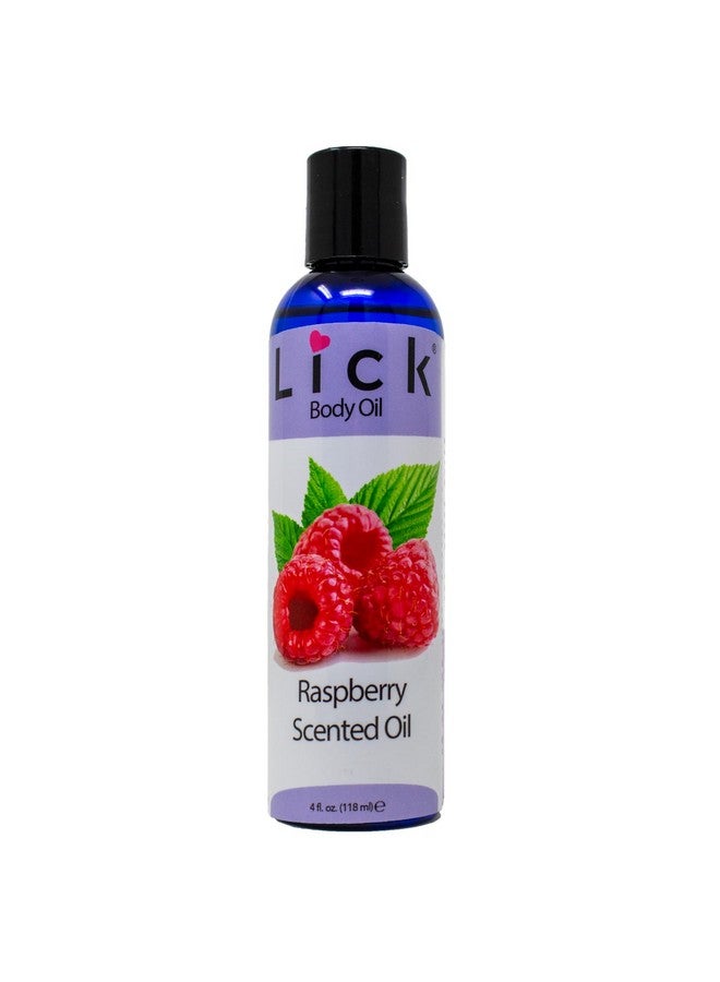 LICK Raspberry Scented Body Oil Gel Vitamin E Infused Moisturizing And Hydrating After Shower Body Oil Natural And Gentle With Soothing Aromatherapy And Antioxidant Protection - Image 1