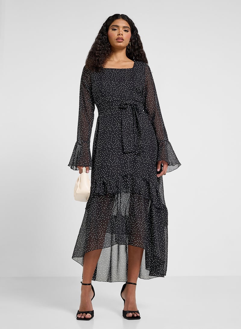 ايلا فستان ماكسي منقط - Image 1