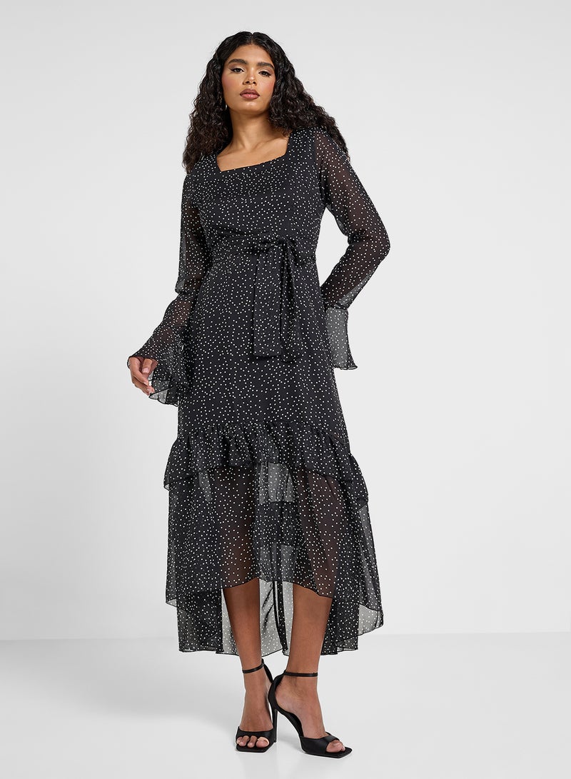 ايلا فستان ماكسي منقط - Image 4