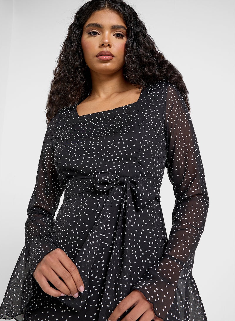 ايلا فستان ماكسي منقط - Image 3