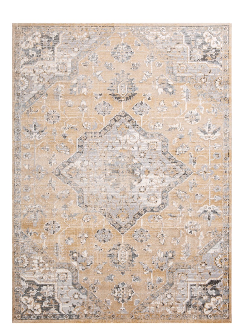 لوفت زوي، سجادات غرفة معيشة عصرية، سجادات ناعمة، وسائد أريكة مانعة للانزلاق، سجادات غرفة معيشة قابلة للغسل، 230×310 سم، متعدد الألوان - 75000-OL9-W - Image 2