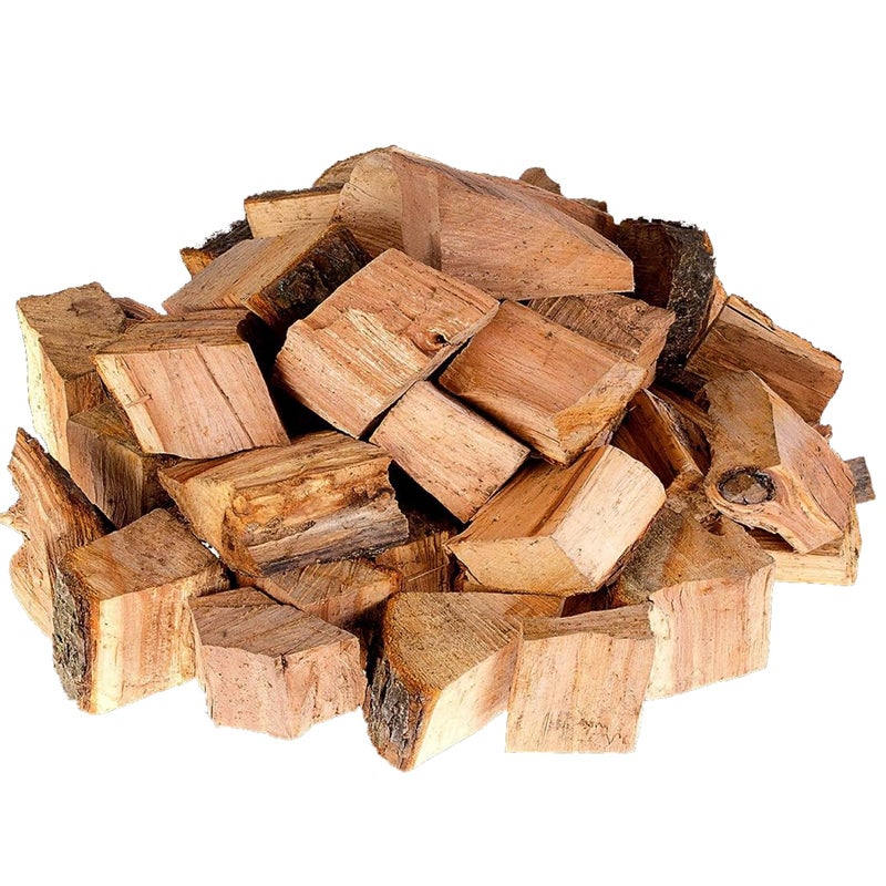 JAZZEEL Natural Oak Smoker Wood Chunks (15-20 lbs Box), Large BBQ Cooking Chunks for Authentic Smoky Flavor, Perfect for All Smokers, Charcoal Grills, and Kamado Grills - Image 1