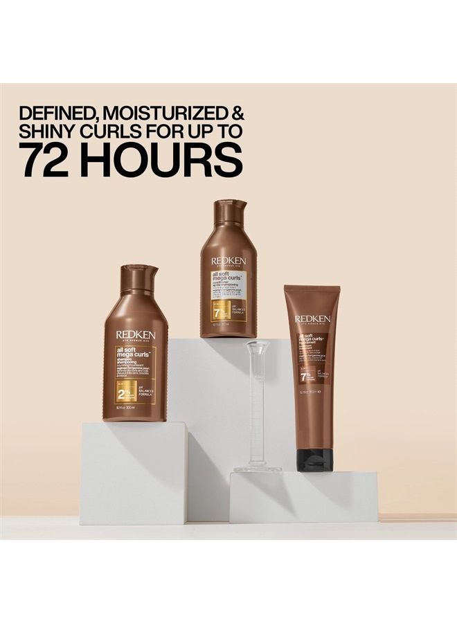 REDKEN بلسم ريدكن أول سوفت ميغا كيرلز | للشعر الجاف جداً | للشعر المجعد والمجعد | يغذي وينعم الشعر الجاف بشدة | مع الألوة فيرا | 33.8 أونصة سائلة - Image 5
