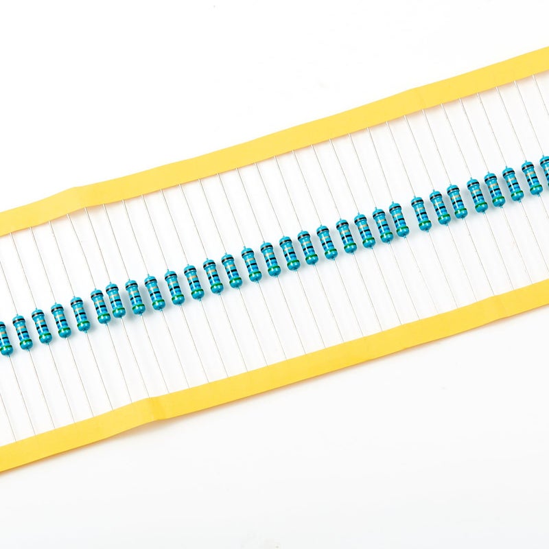 CHANZON 100pcs 1/2W (0.5W)56Ω ohm Metal Film Fixed Resistor 0.01 ±1% Tolerance 56 R MF Through Hole Resistors Current Limiting Rohs Certificated - Image 3
