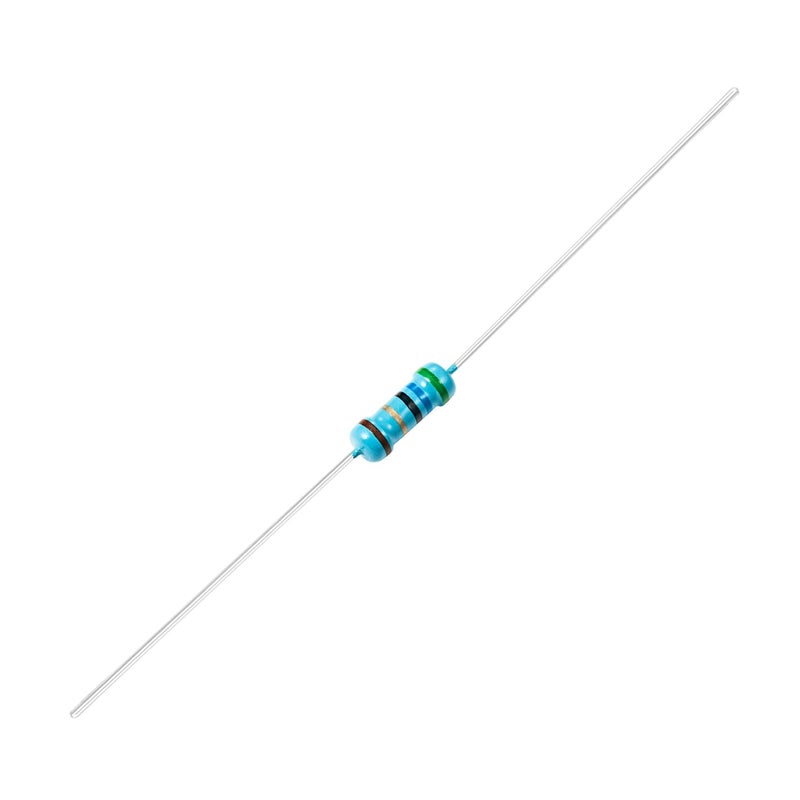 CHANZON 100pcs 1/2W (0.5W)56Ω ohm Metal Film Fixed Resistor 0.01 ±1% Tolerance 56 R MF Through Hole Resistors Current Limiting Rohs Certificated - Image 2