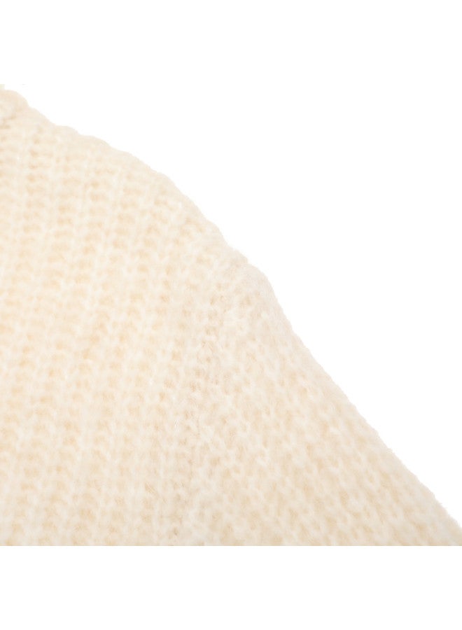 Zara korean Chic Style Kids' Solid High-neck Long-sleeve Soft Chunky Knit Sweater - Image 5