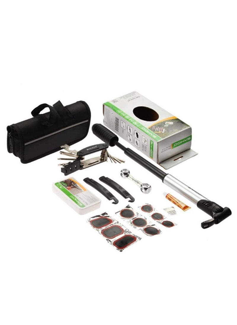 Sahoo Bike Tyre Repair Tools Kit with Air Pump  - Image 1