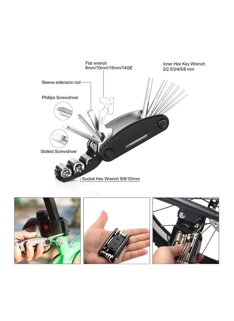 Sahoo Bike Tyre Repair Tools Kit with Air Pump  - Image 3