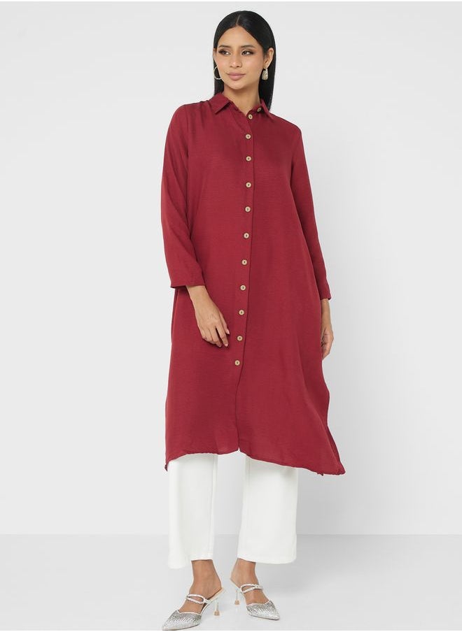 Refka by modanisa - Button Down Tunic - Image 1