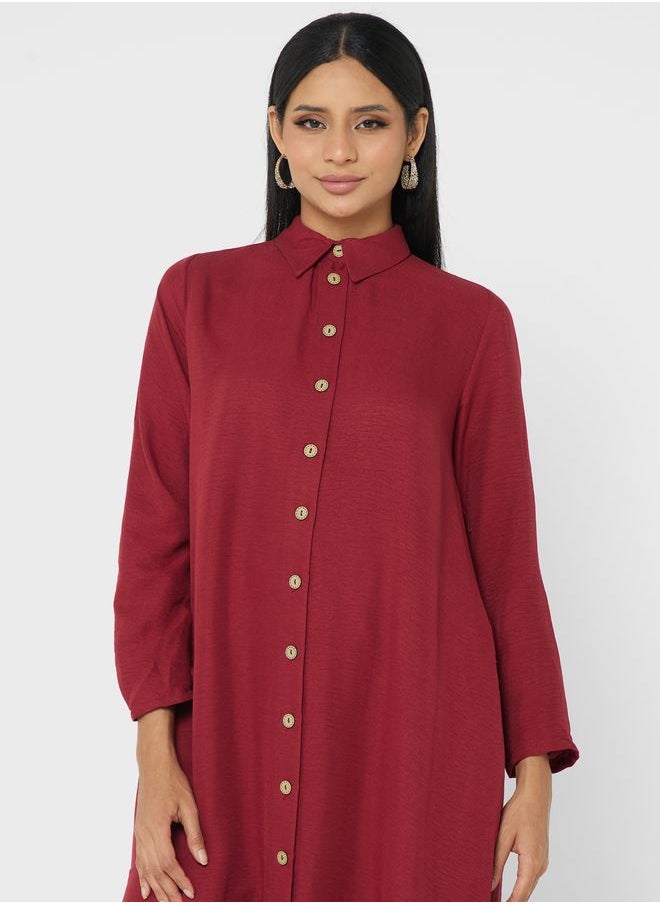 Refka by modanisa - Button Down Tunic - Image 1