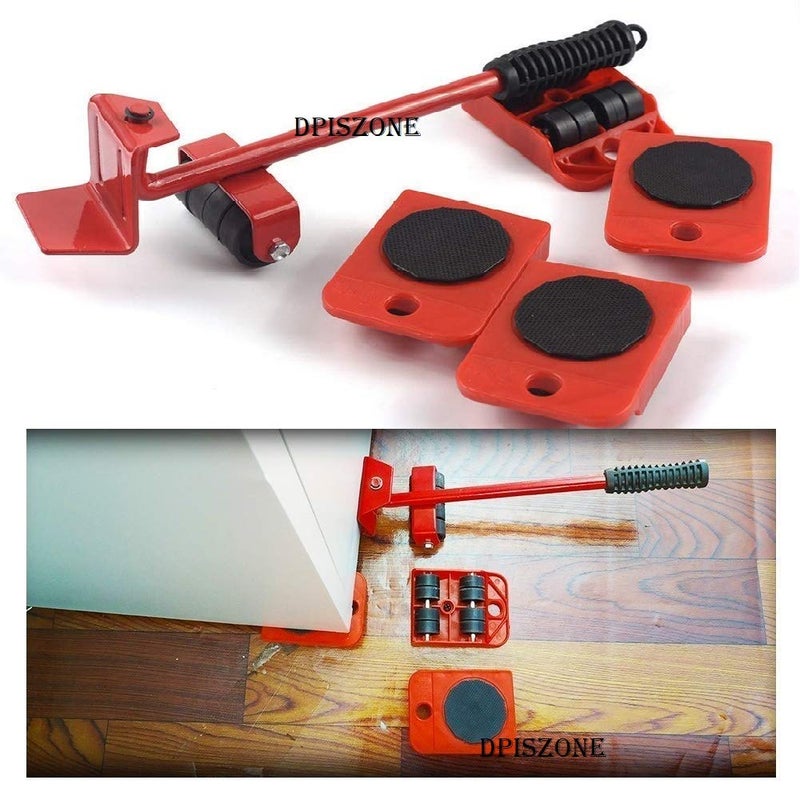 DPISZONE Heavy Furniture Shifting Tool Heavy Furniture Lifter and Moving Tool Set Easy to Movable Heavy Weight Sofa Table Bed Refrigerators Adjustable Lifting ToolsMulticolor - Image 2