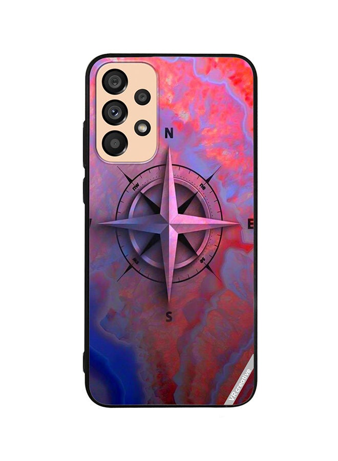 VR CREATIVE Protective Case Cover For Samsung Galaxy A33 5G Compas Design Multicolour - Image 1