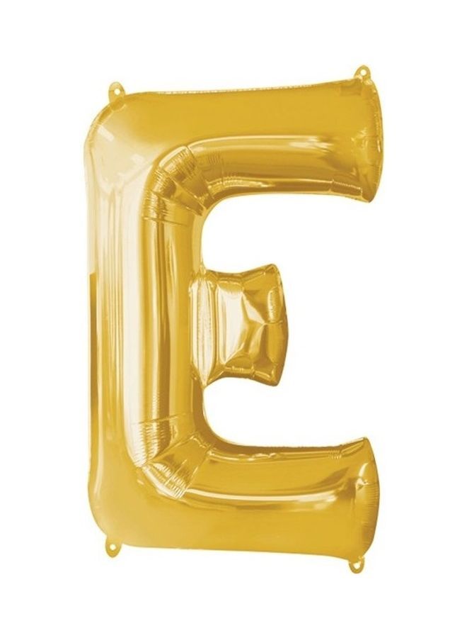 Loquat E Letter Shape Foil Balloon 16inch