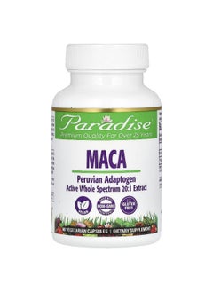Paradise Herbs Paradise Herbs, Maca, 250 mg, 60 Vegetarian Capsules 