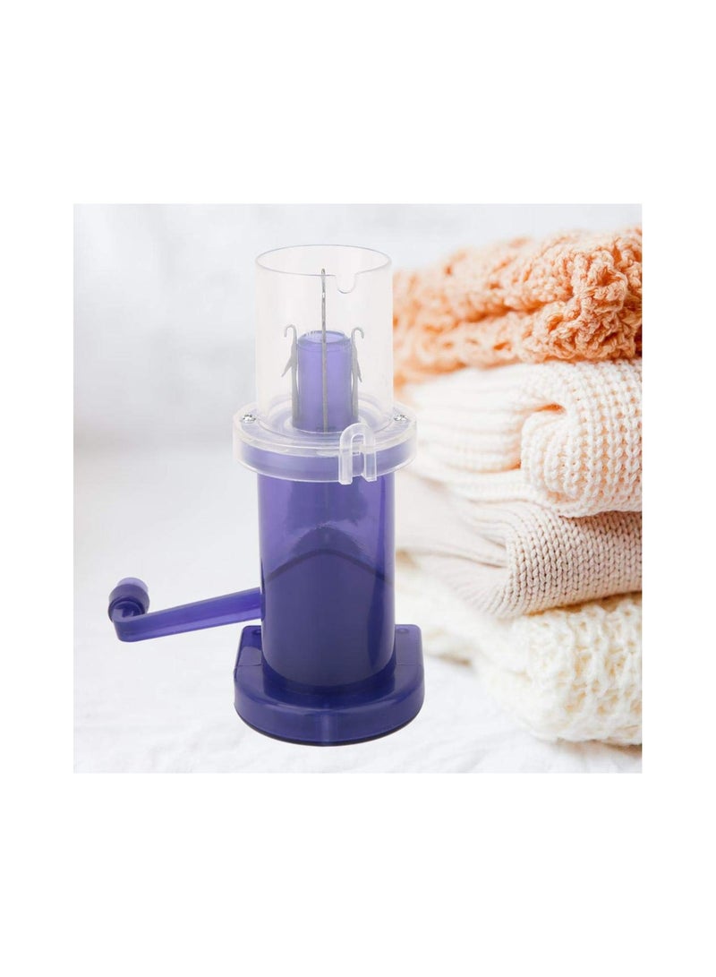 Cobest Weaver Knitter Handheld Spool Knitting Machine - Blue DIY Tool for Knitting Projects, Perfect for Adults and Kids Crafting Fun! - Image 4