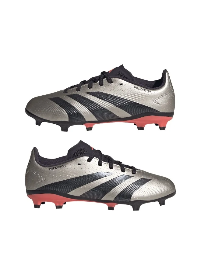 adidas حذاء كرة قدم بريداتور ليج FG J للأطفال للجنسين رمادي 10K