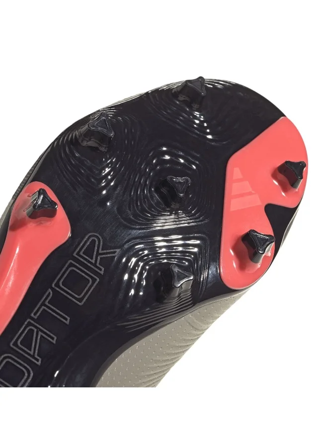 adidas حذاء كرة قدم بريداتور ليج FG J للأطفال للجنسين رمادي 10K
