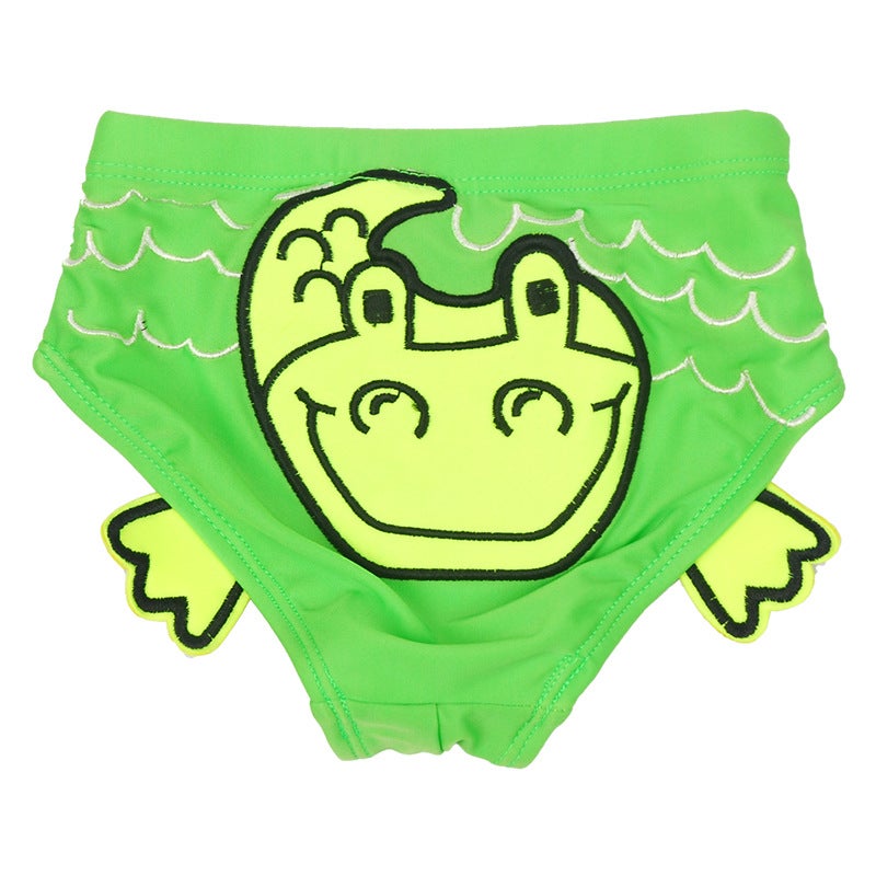 إسكدنيا Baby/child swimming trunks B10 baby baby swimming trunks briefs cute embroidered double-layer swimming trunks - Image 3