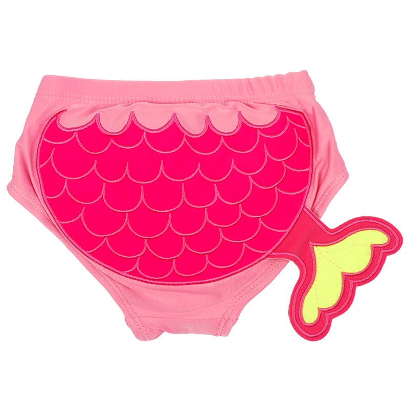إسكدنيا Baby/child swimming trunks B10 baby baby swimming trunks briefs cute embroidered double-layer swimming trunks - Image 4