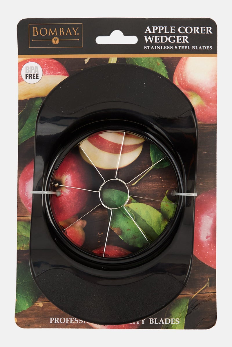 Bombay Two in One Apple Corer And Wedger, Black - Image 1