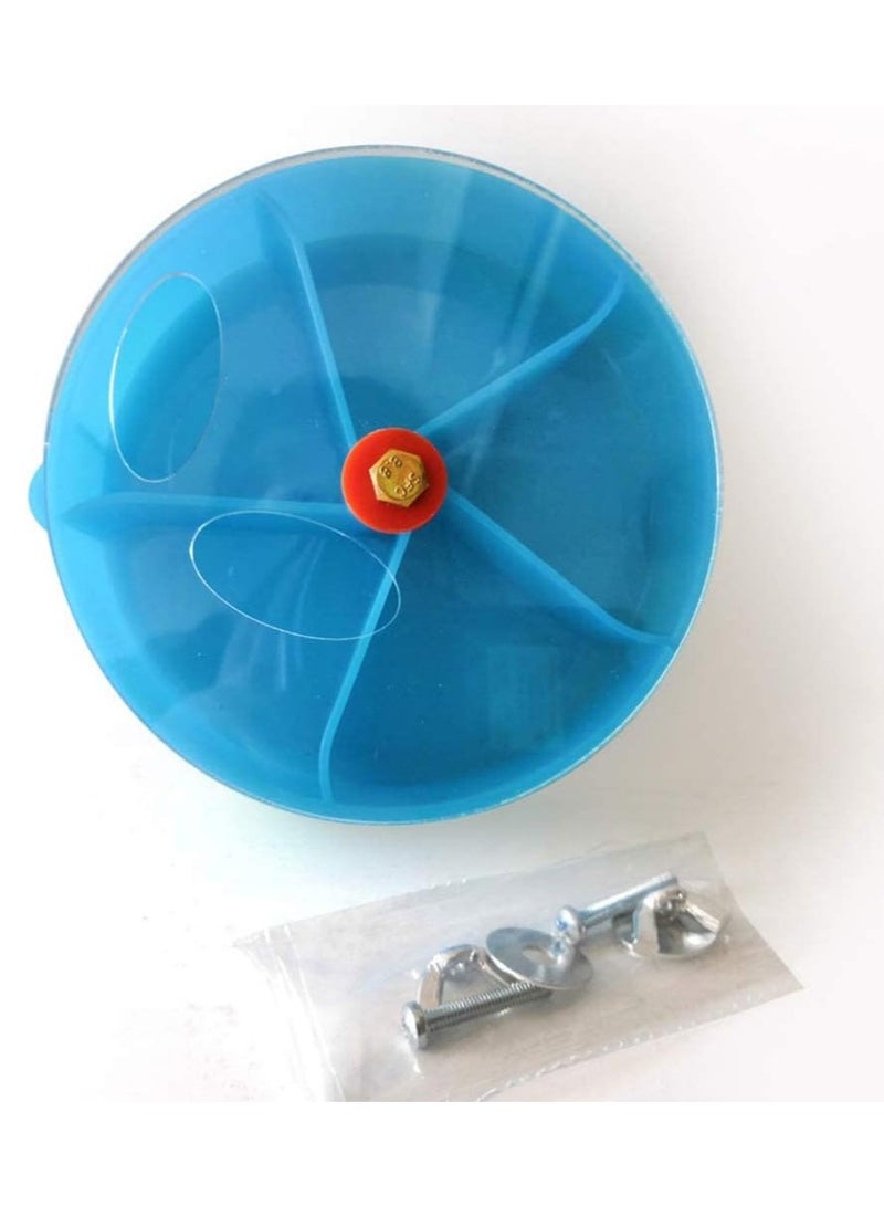 Parrot toy, Bird Feeder Toys, Foraging Systems Ball Interactive Bird Treat Toy, Bird Small Animal Fruit Vegetable Holder Vegetable Skewer Foraging Hanging Food Feed Feeder (3Pcs) - Image 5