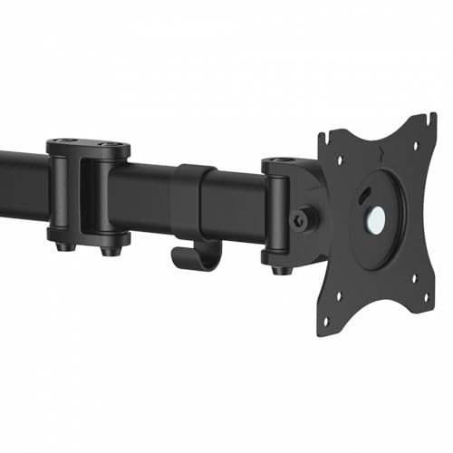 Startech.com StarTechcom Desk Mount Monitor Arm for up to 34 176lb8kg VESA Displays Articulating Pole Mount Single Monitor Arm Ergonomic Height Adjustable Desk Grommet Clamp Black - Image 3
