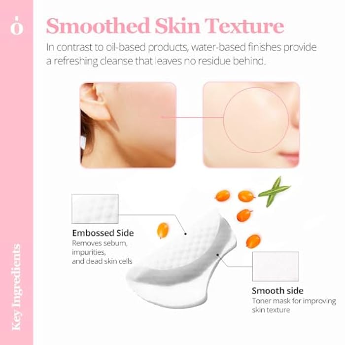ONGREDIENTS أقراص تنظيف المسام ONGREDIENTS، مناديل تقشير الوجه، مناديل إزالة المكياج للوجه، تقليل المسام، تقشير، أوراق تنظيف كورية، العناية بالبشرة الكورية (60 قرص) - Image 4