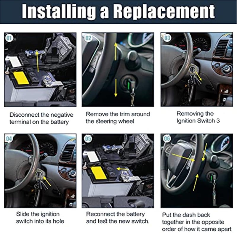 Ignition Switch Lock Cylinder Set for Nissan - Image 4