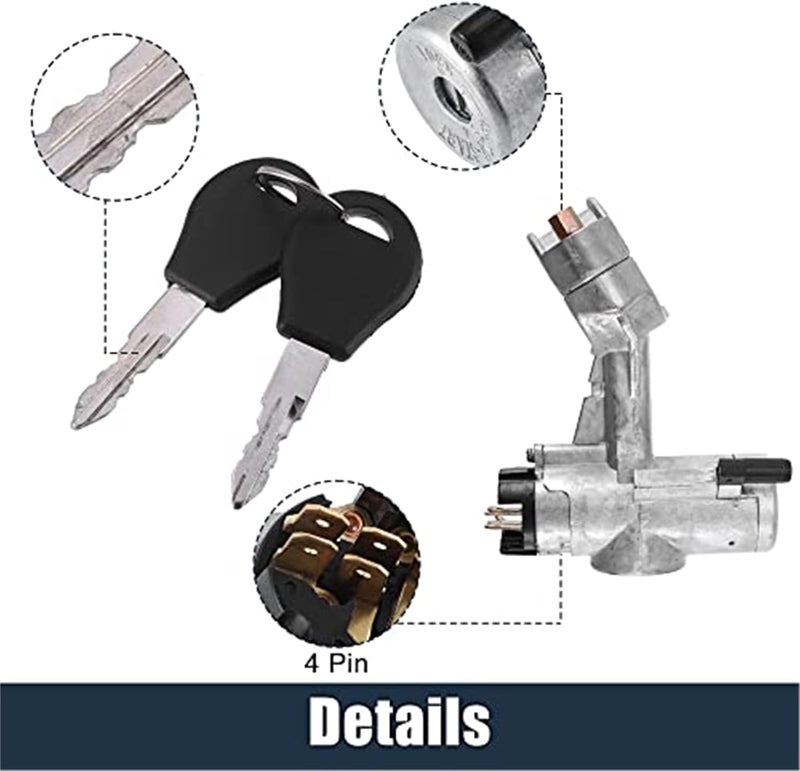 Ignition Switch Lock Cylinder Set for Nissan - Image 2