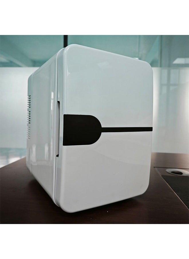 Joshberg Mini Fridge,Portable Cooler & Warmer Small Portable Refrigerator for Offcie, Car, Cosmetics, Food, AC/DC Mini Fridge Cooler 6 Can Portable Fridge, White  - Image 3