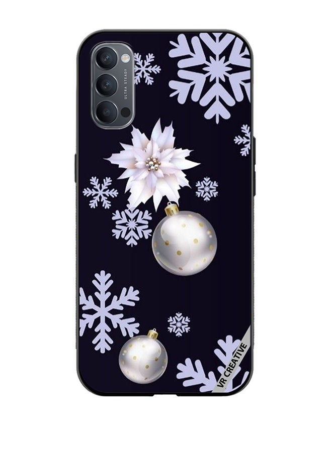 VR CREATIVE Protective Case Cover For Oppo Reno4 Pro 5G Winter Snow Art Design Multicolour - Image 1