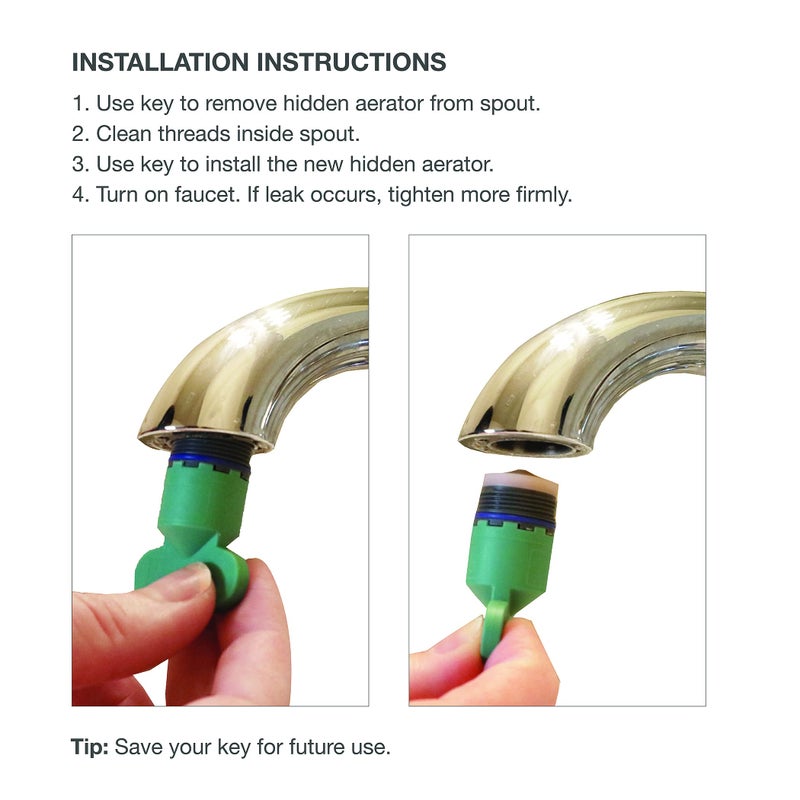 Danco Cache Faucet Aerator Key Removal Wrench Tool, Multiple Colors, M24x1, M21.5Ã—1, M18.5Ã—1 and M16.5Ã—1 (11032) - Image 3