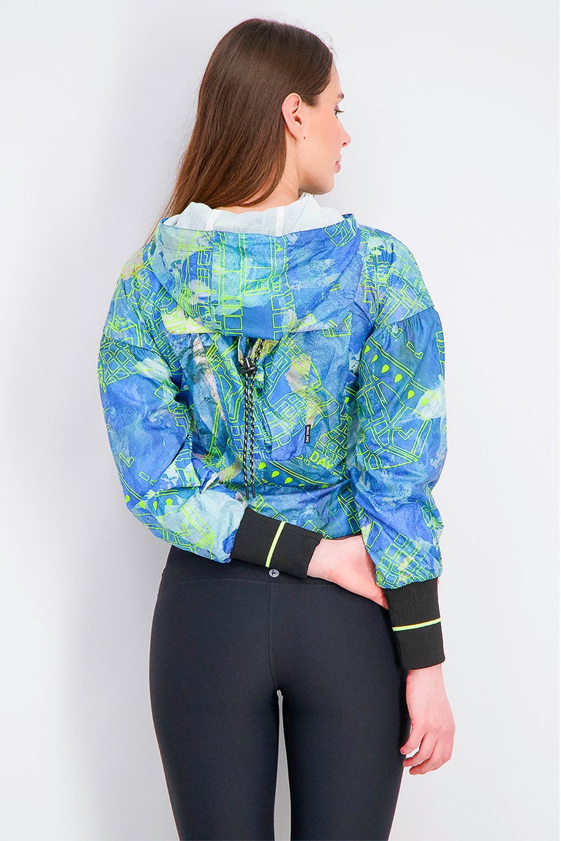 PUMA Women Central Saint Martins Cropped Jacket, Blue Combo - Image 3