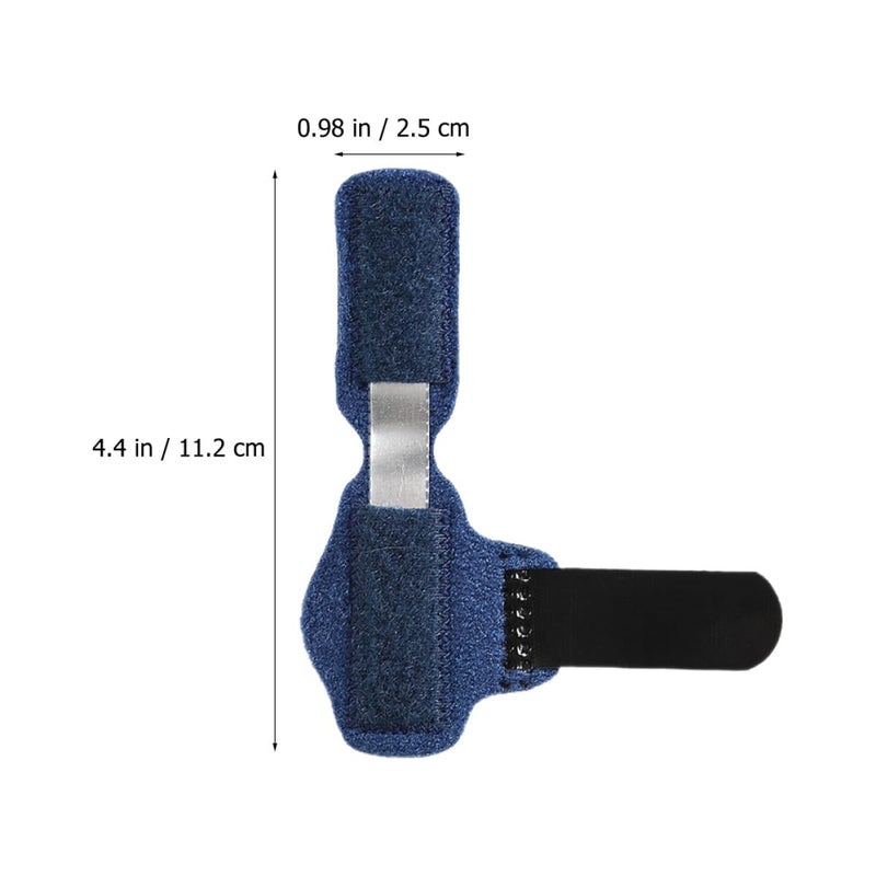 Professional Toe Splint Support Brace 2pcs Set, Skin-friendly Breathable Toe Separator Wrap for Sprains and Dislocations, Comfortable Portable Foot Corrector for Daily Use - Image 2