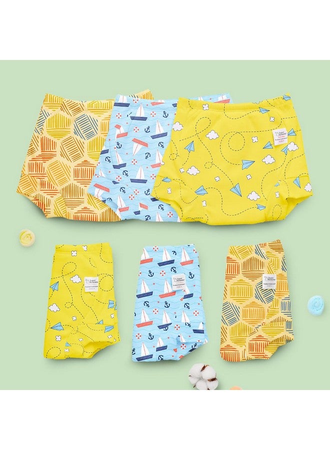 Superbottoms superbottoms Padded Underwear™ for Babies | for Potty Training & Mess-Free Diaper-Free time | 3 Layers of Cotton Padding | Absorb 1 Pee | Pull-up Style Potty Trainers - Image 2