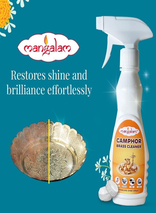 MANGALAM Camphor Brass Cleaner Sprinkling Shine Spray For Copper | Aluminium | Iron | Silver - 250ml - Image 4