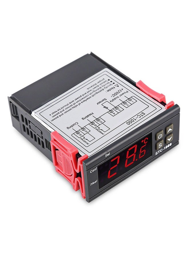 GMORO - Digital Temperature Controller STC-1000 Intelligent Temperature Regulator AC 110~220V Refrigerator Thermostat Support Heating/Cooling/Temperature Correction/Delayed Start/High or Low Temperature Alarm - Image 1