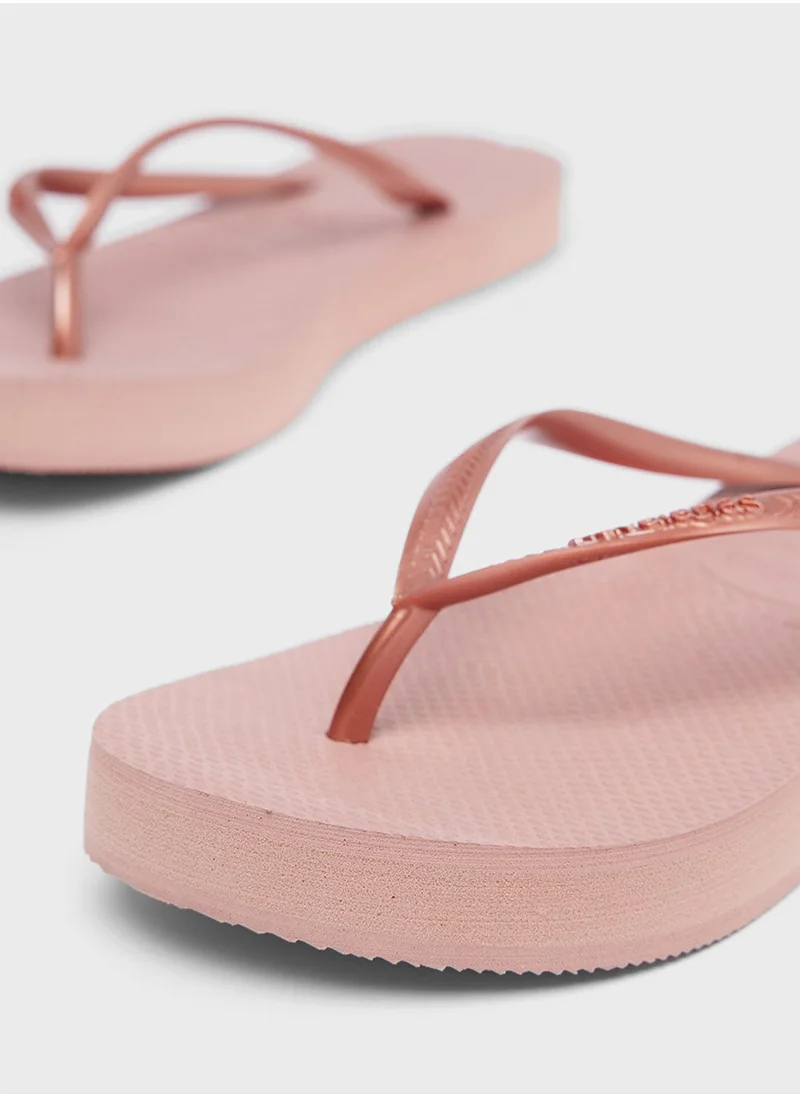 havaianas Slim Strap Platform Flip Flops